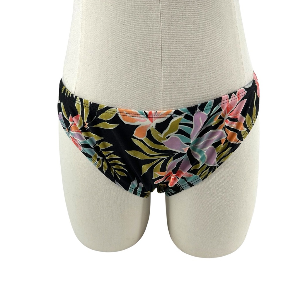 NWT Billabong Beach Babe Tri Set Black Floral Print Women’s Size XL - Picture 5 of 15